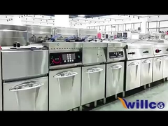 CE 6 Serie di bruciatori a gas attrezzature di cottura commerciali con armadio